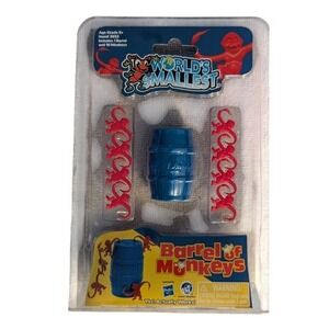 2020 Super Impulse World's Smallest Barrel Of Monkeys Mini Game